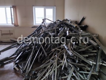 Ручной демонтаж ангара д. Ржавки