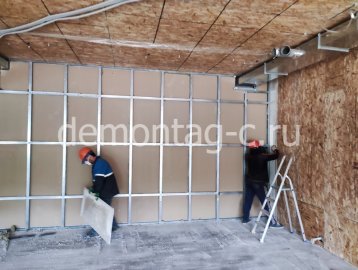 Ручной демонтаж ангара д. Ржавки