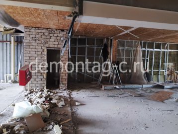 Ручной демонтаж ангара д. Ржавки