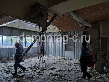 Ручной демонтаж ангара д. Ржавки