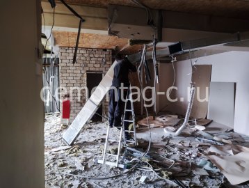 Ручной демонтаж ангара д. Ржавки
