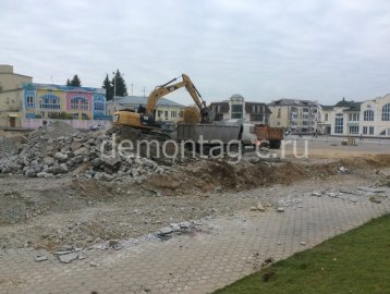 Демонтаж фонтанов. г. Ногинск