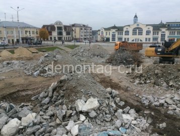 Демонтаж фонтанов. г. Ногинск