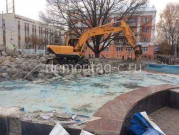 Демонтаж фонтанов. г. Ногинск