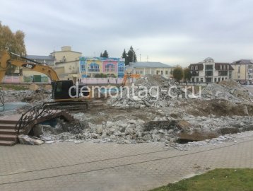 Демонтаж фонтанов. г. Ногинск