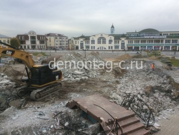 Демонтаж фонтанов. г. Ногинск