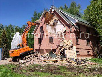  Увеличьте изображение 	Демонтаж кирпичного трёх этажного дома 3060м3