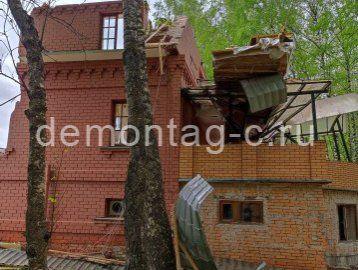  Увеличьте изображение 	Демонтаж кирпичного трёх этажного дома 3060м3