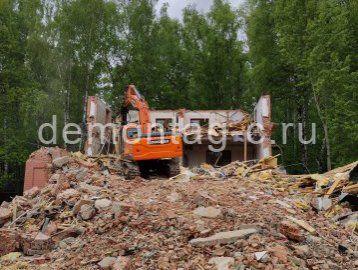 Увеличьте изображение 	Демонтаж кирпичного трёх этажного дома 3060м3