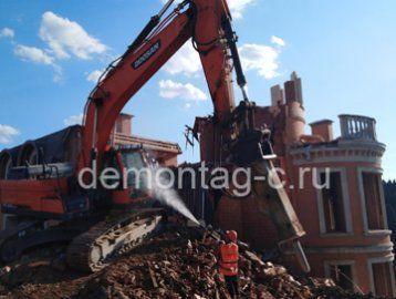 Демонтаж стен первого этажа