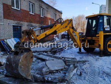 Демонтаж железобетонного забора по адресу г. Москва, ул. Верхняя Первомайская