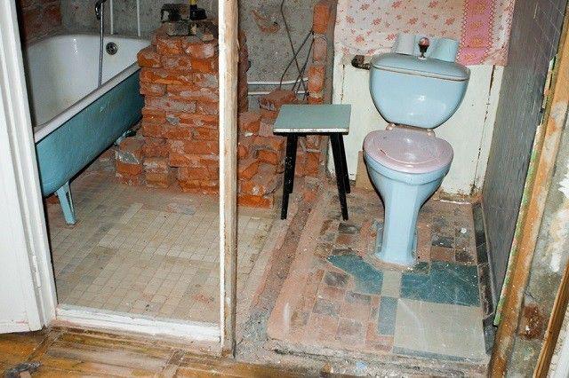 Снос стен ванной