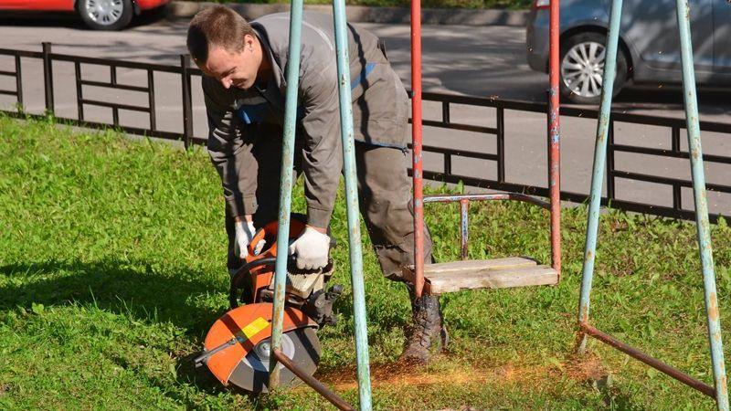 Снос детских площадок
