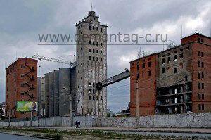 демонтаж элеватора.