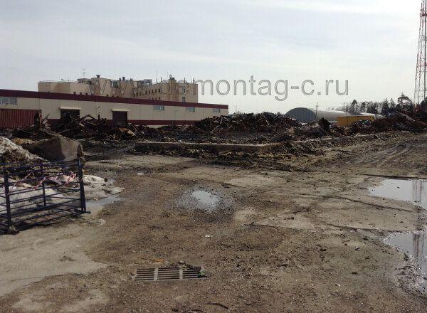 Подготовка к демонтажу металлоконструкций