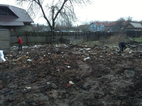 Демонтаж и снос частного дома